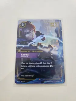 League of Legends Ezreal Prodigy Champion Unit Foil Card 149/221 - Image 1