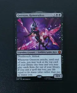 Gwenom Remorseless mtg Mythic 056 Spider-Man Magic: The Gathering - Image 1