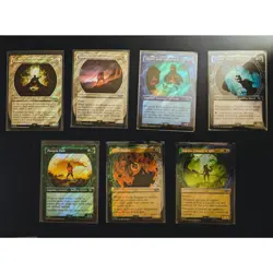 Lot of 7 MTG LTR Showcase Surge Foil Uncommons Lord of the Rings - Image 1