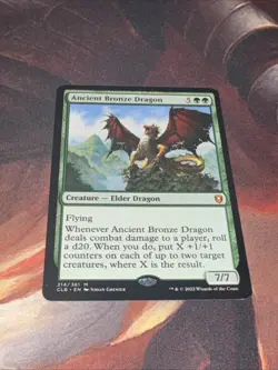 Ancient Bronze Dragon X1 Mtg Baldur’s Gate Nm - Image 1