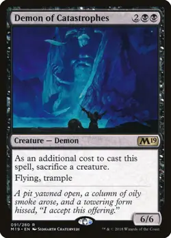 Demon of Catastrophes [Core Set 2019] Near Mint - Image 1