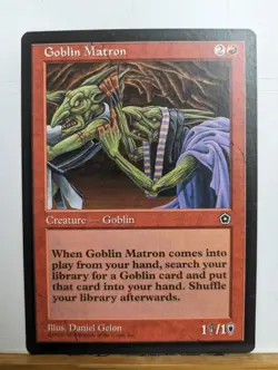 Magic MTG 1x Goblin Matron NM, English Portal Second Age - Image 1