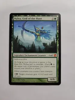 MTG - Nylea, God of the Hunt Theros Regular Mythic #166 - Image 1