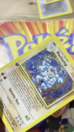 Pokemon TCG Machamp Holo 1st Edition Base Set #8/102 Holo Rare - Image 2