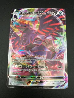 Corviknight VMAX 110/163 FULL ART ULTRA RARE SWSH Battle Styles Pokemon NM 2021 - Image 1