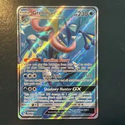 Pokemon Greninja GX 120/131 Forbidden Light Full Art Ultra Rare - Image 1
