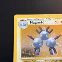 Pokemon Magneton 60 HP Holo Rare Base Set 9/102 1999 Wizards English - Image 3