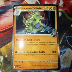 Pokemon TCG: Team Rocket's Tyranitar - Cosmos Holo - Destined Rivals - #096/182 - Image 1