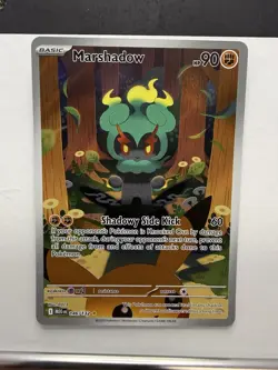 Pokemon 146/132 Marshadow Mega Evolution Illustration Rare NM - Image 1