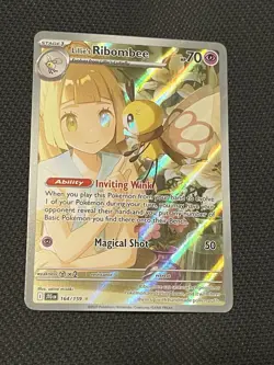 Pokemon TCG Journey Together Lillie’s Ribombee 164/159 - Image 1