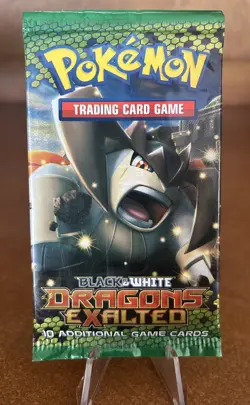 Pokemon Black & White Dragons Exalted Booster Pack Factory Sealed Terrakion Art - Image 1
