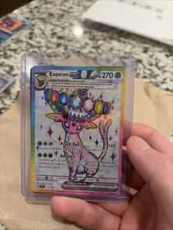 Pokemon TCG Umbreon Ex Espeon Ex Svp 175 176 Promo Pair NM Prismatic Evolution - Image 1