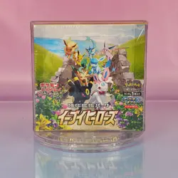 EEVEE HEROES POKEMON DISPLAY SWORD & SHIELD 2021 JAPANESE OVP SEALED - Image 1