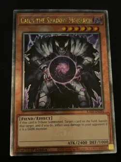 Yu-gi-oh! Caius the Shadow Monarch Quarter Century Rare - Image 2