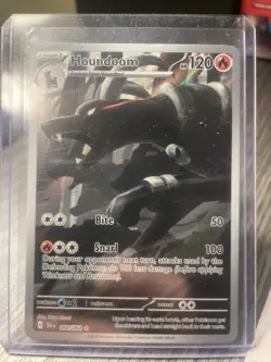 Pokemon TCG Card Houndoom 066/064 Shrouded Fable Illustration Rare NM/Mint - Image 1