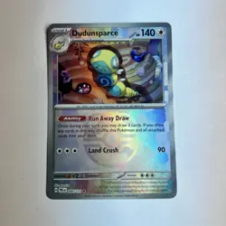 Pokemon TCG Dudunsparce Master Ball Pattern 080/131 Prismatic Evolutions Holo - Image 1