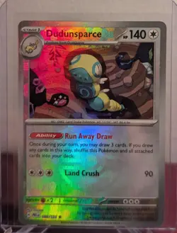 Dudunsparce 080/131 Pokemon TCG Prismatic Evolutions Master Ball Reverse Holo NM - Image 1