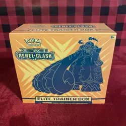 POKEMON TCG REBEL CLASH FACTORY SEALED ELITE TRAINER BOX ETB - small holes - Image 1