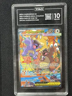 Mega Kangaskhan EX Pokemon Mega Evolution SIR TAG 10 Y9262903 PSA #182/132 - Image 1