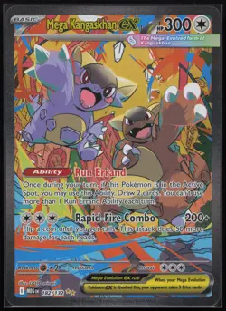 MEGA KANGASKHAN EX 182/132 SPECIAL ILLUSTRATION RARE MEGA EVOLUTION POKEMON - Image 1