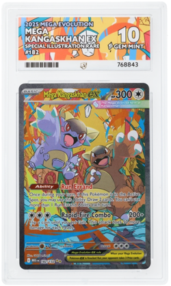 MEGA KANGASKHAN EX 182/132 ACE 10 POKEMON MEGA EVOLUTION SPECIAL ILLUSTRATION RA - Image 1