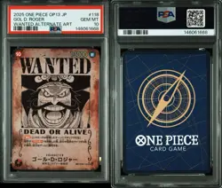 Gol D. Roger WANTED SP OP09-118 Carrying on His Will Japanese ONE PIECE PSA 10 - Image 3