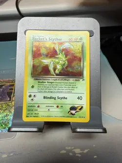 NM Rocket's Scyther 13/132 GH Gym Heroes Pokemon Card TCG WOTC Holo Rare UK - Image 1