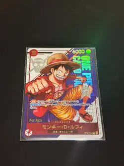 One Piece Card Game JP Monkey D Luffy ST21-014 Flagship 2025 WINNER FOR ASIA - Image 1