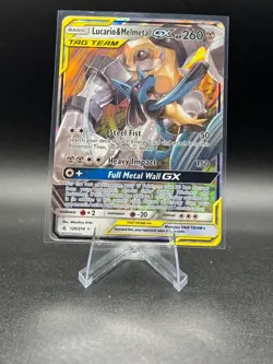 Pokemon TCG Lucario & Melmetal GX 120/214 Sm-Unbroken Bonds Holo - Image 1