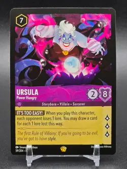 Disney Lorcana Legendary Lot 7 Cards Non-Foil Mixed Set Ursula Maleficent - Image 5
