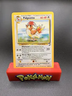 Pokemon Pidgeotto 28/130 Rare Base Set 2 Pokemon Card Vintage Vtg Nintendo NM - Image 1