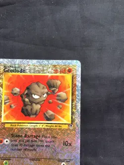 Pokemon Cards: Legendary Collection Reverse Holo: Geodude 77/110 - Image 4