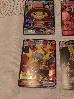 6Pikachu Pokemon Card Holo GX VSTAR VMAX GX EX Cosplay Art - Image 2