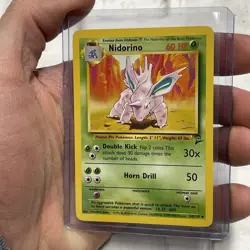 Nidorino 54/130 Base Set 2 Uncommon Vintage Pokemon Card WOTC TCG English NM/MT - Image 2