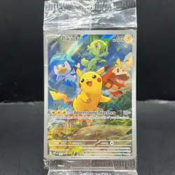 Pokemon Pikachu TCG SVP Black Star Promo SVP027 Holo Card Sealed - Image 1