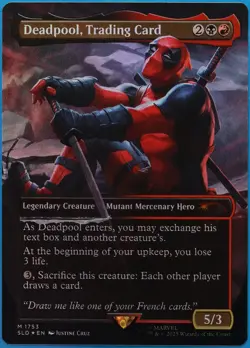 Deadpool, Trading Card (Secret Lair Promo) FOIL NM MTG CARD (510484) ABUGames - Image 1