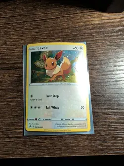 Eevee SWSH095 SWSH Black Star Promo Holo Pokemon Card NEAR MINT - Image 1