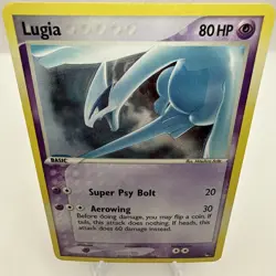 Pokemon TCG Lugia Pop Series 5 Holo Rare Card 2/17 MP+ - Image 2