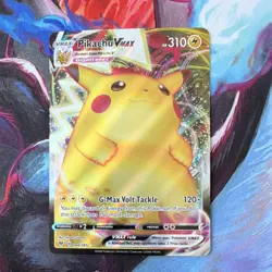 Pokemon TCG Pikachu VMAX 044/185 Vivid Voltage Holo English Card - Image 1