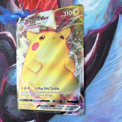 Pokemon TCG Pikachu VMAX 044/185 Vivid Voltage Holo English Card - Image 2