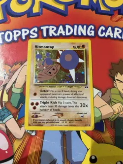 Pokemon TCG Hitmontop Neo Discovery Holo Card 3/75 Pokemon Card Wotc Vintage - Image 1