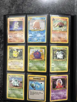 Pokemon Binder Lot 72 Cards Vintage Shadowless 1st Edition Base Japanese - Image 2