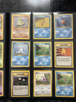 Pokemon Binder Lot 72 Cards Vintage Shadowless 1st Edition Base Japanese - Image 3