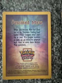 5 x Ancient Mew Sealed Movie Promo 2000 Pokemon Card Bundle Vintage WOTC - Image 3