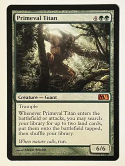 Primeval Titan Magic 2011 (M11) Non-Foil MTG NM - Image 1