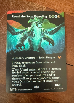 Ureni, the Song Unending (Borderless) Tarkir: Dragonstorm Regular MTG Magic - Image 1