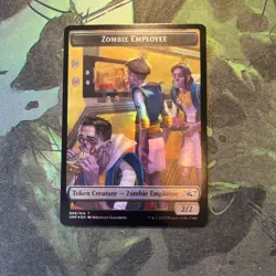 Zombie Employee 006/014 & Food 011/014 FOIL Token Unfinity NM FAST SHIPPING - Image 1