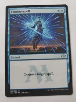 MTG Magic The Gathering Card Counterspell Instant Blue Modern Horizons Two 2021 - Image 1