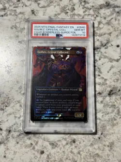 Golbez Crystal Collector SURGE FOIL FIN 540 PSA 10 (MTG Final Fantasy 2025) - Image 1