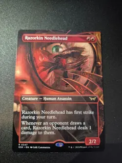 1x M/NM Borderless Razorkin Needlehead Dusknourn MTG - Image 1